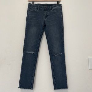Uniqlo 25in Slim stretch skinny ankle jeans